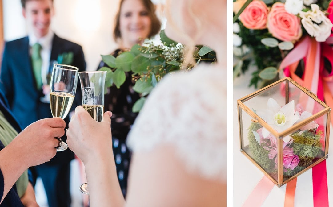 Standesamthochzeit im Pöcking, heller Saal, Herbsthochzeit von Jung und Wild design, Heiraten im LaVilla