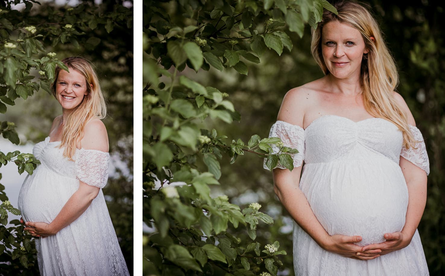 Schwangerschaftsoutfits für dein Babybauchshooting - Langes Kleid mit Spitze - Mica Zeitz Fotografie, München, Pfaffenhofen, Regensburg, Ingolstadt