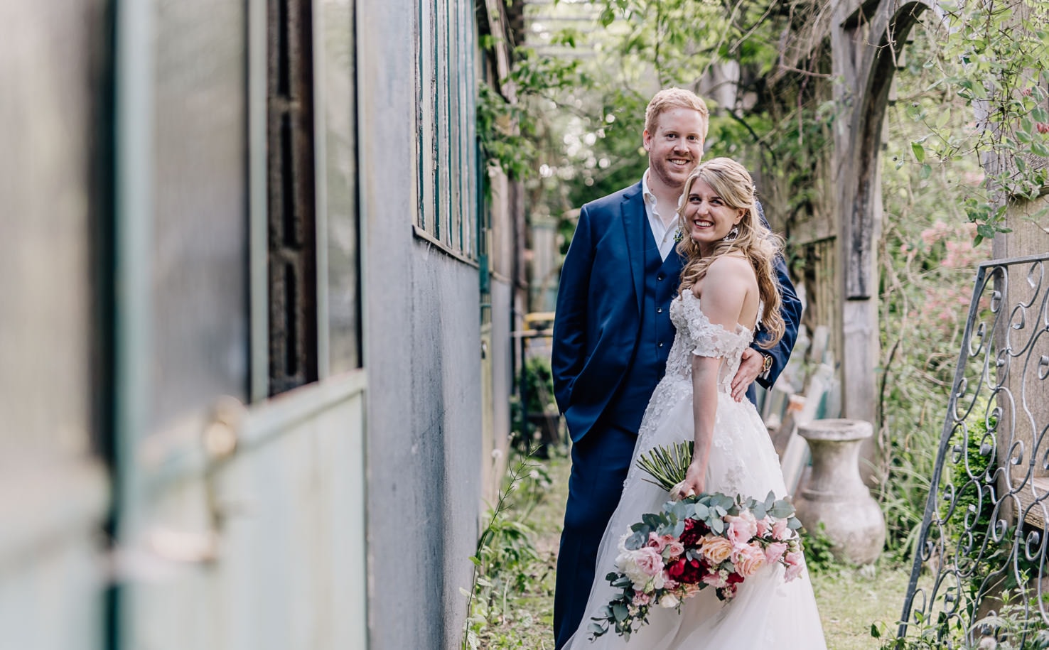 Professionelle Hochzeitsfotos in der Alten Gärtnerei bei München von Fotografenmeisterin Mica Zeitz